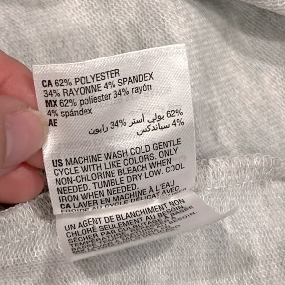 SALE CrewNeck 3/4 Long Sleeve Pullover Women’s Size 1X, 3X Top Soft Grey NWT - Picture 10 of 11